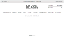 Tablet Screenshot of mayssa.fr